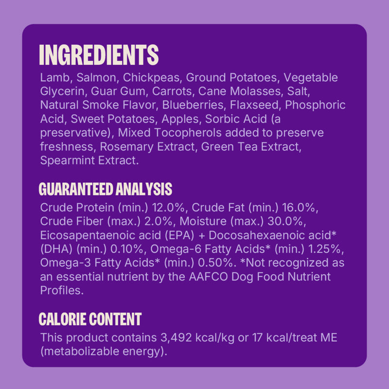 Wellness Soft Puppy Bites Lamb & Salmon Recipe Dog Treats