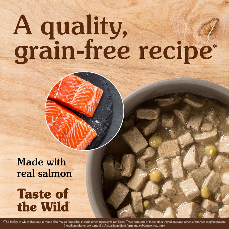 Taste of the Wild Pacific Stream Canine Recipe with Salmon in Gravy
