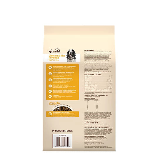 4health with Wholesome Grains Chicken & Rice Formula Adult Dry Dog Food