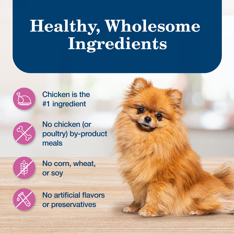 Blue Buffalo Homestyle Recipe Adult Small Breed Wet Dog Food, Made with Natural Ingredients, Chicken Recipe, 5.5-oz. Can