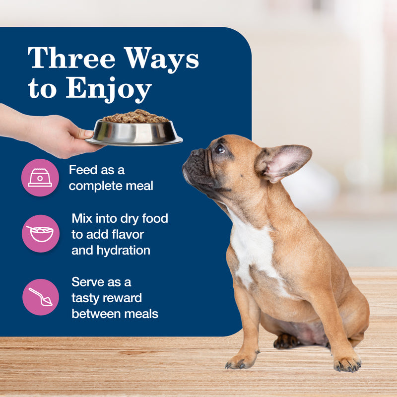 Blue Buffalo Homestyle Recipe Adult Small Breed Wet Dog Food, Made with Natural Ingredients, Chicken Recipe, 5.5-oz. Can