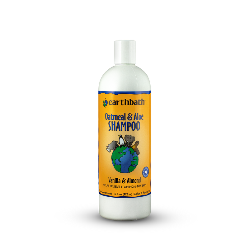 earthbathå¨ Oatmeal & Aloe Shampoo, Vanilla & Almond, 16 oz