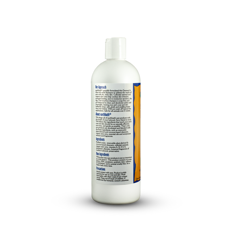 earthbathå¨ Oatmeal & Aloe Shampoo, Vanilla & Almond, 16 oz
