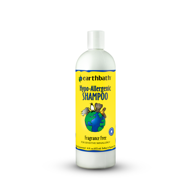 earthbathå¨ Hypoallergenic Shampoo, Fragrance Free, 16 oz