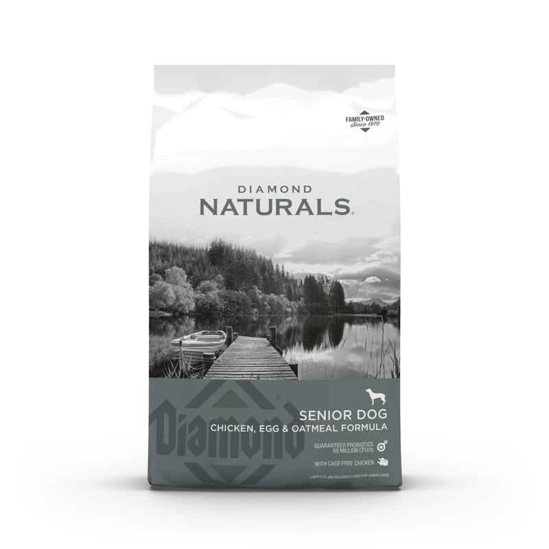 Diamond Naturals Senior Chicken, Egg & Oatmeal Dry Dog Food