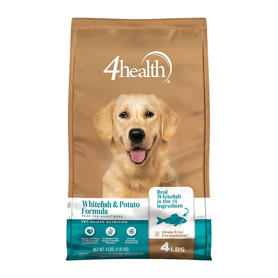 4health Grain Free Adult Whitefish and Potato Formula Dry Dog Food