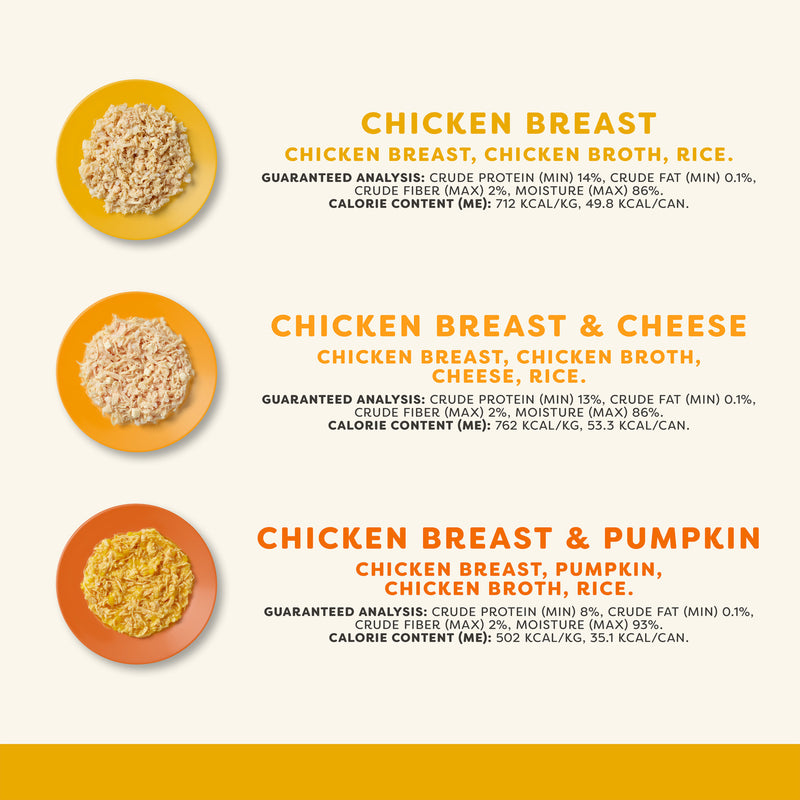 Applaws Chicken Broth Selection Wet Cat Food 3 Flavor Multipack, 16-ct 2.47oz Cans