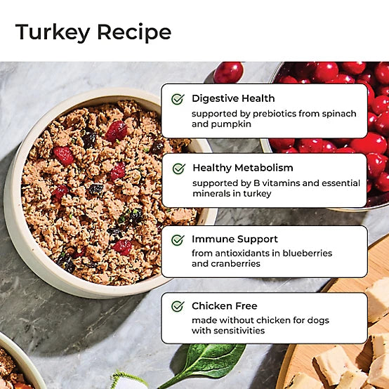 Freshpet Vital, Fresh Dog Food, Grain Free Turkey Recipe Roll, 2 lbs.