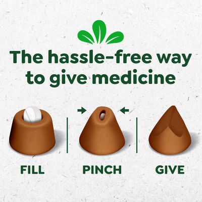 Greenies Feline Pill Poockets for Cats Natural Soft Cat Treats, Salmon Flavor, 1.6 oz. pk., 45 ct.