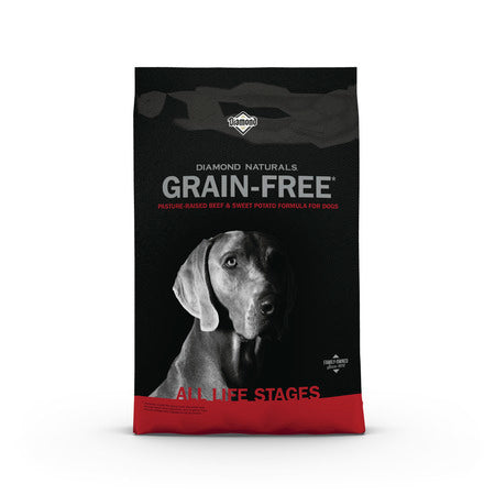 Diamond Naturals Grain-Free Pasture-Raised Beef & Sweet Potato Dry Dog Food Formula