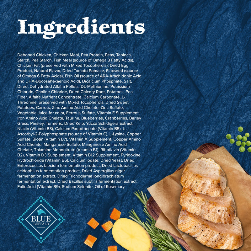 Blue Buffalo Wilderness Puppy High-Protein Dry Dog Food with Real Chicken, Grain-Free, Made in the USA with Natural Ingredients, Chicken, 4.5-lb Bag