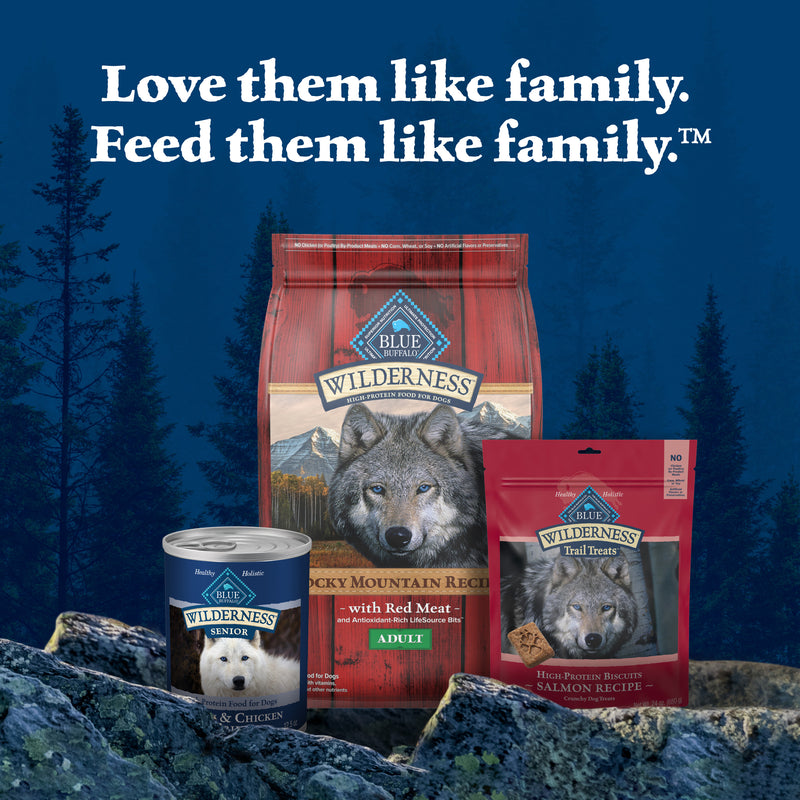 Blue Buffalo Wilderness Adult Wet Dog Food, Healthy Weight, High-Protein and Grain-Free, Turkey & Chicken Recipe, 12.5-oz. Can