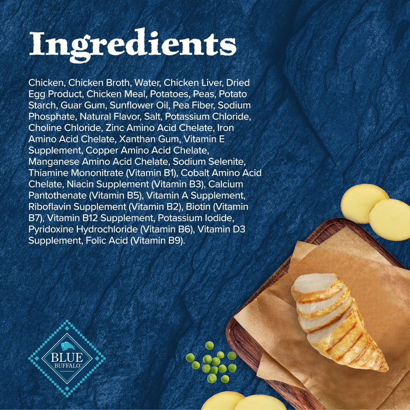 Blue Buffalo Wilderness Wolf Creek Stew High Protein, Natural Wet Food for Dogs, Hearty Chicken Stew in Gravy, 12.5-oz can