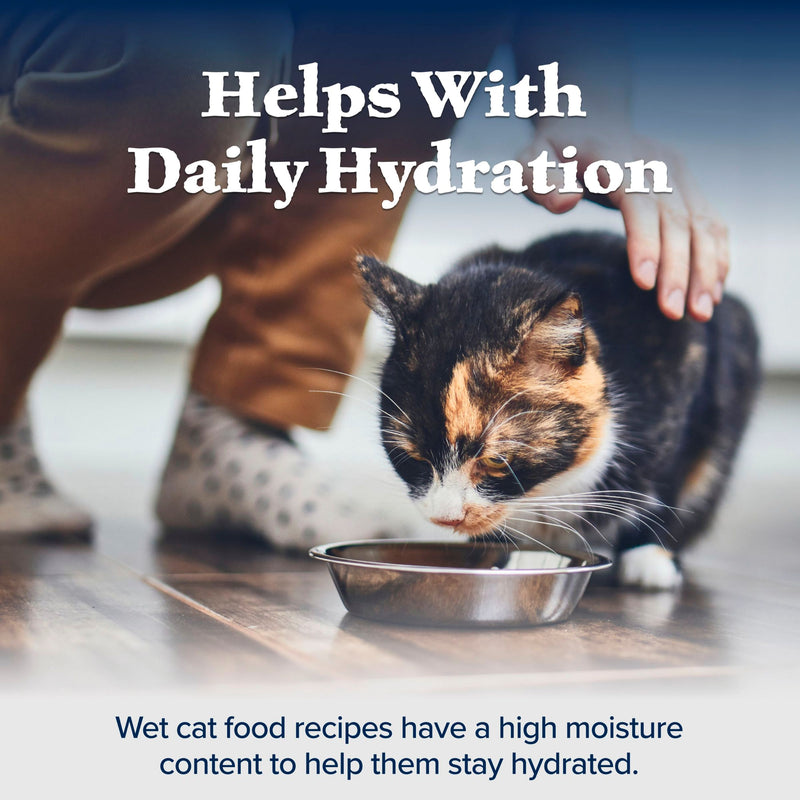 Blue Buffalo Wilderness Natural High-Protein Grain-Free Wet Food for Adult Cats, Duck Paté, 3-oz. Can