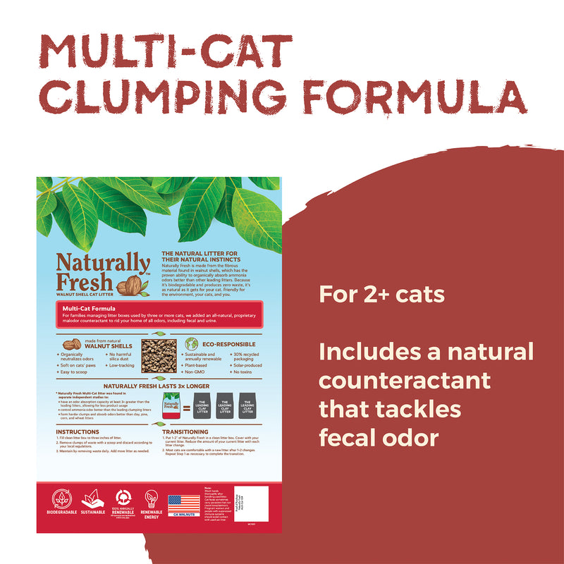 Naturally Fresh Multi-Cat Clumping Litter 14 lb.