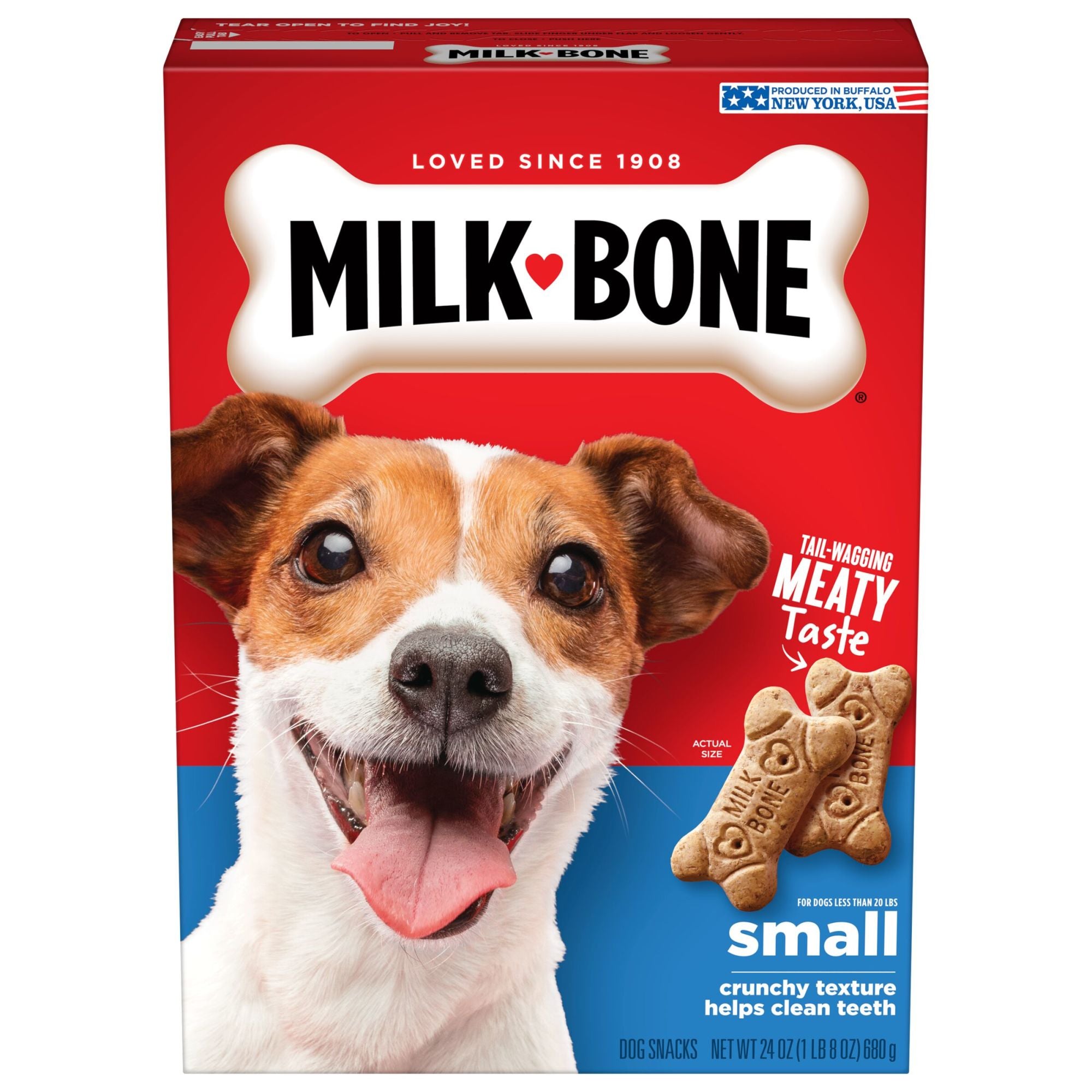 Milk-Bone Original Dog Biscuits, Small Crunchy Dog Treats, 24