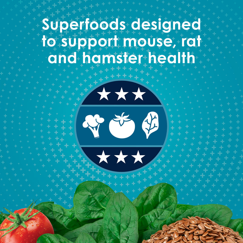 Kaytee Forti-Diet Pro Health Nourish+Protect Mouse, Rat & Hamster Food Grain Blend 3 Pounds