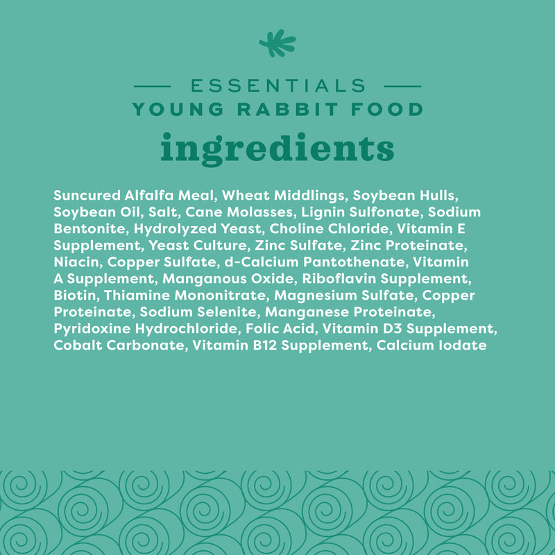 Oxbow Animal Health Essentials Young Rabbit Food 5lb