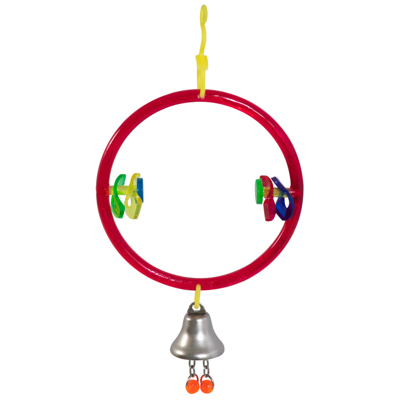 JW Pet ActiviToy Bird Perch Ring & Toy Combo