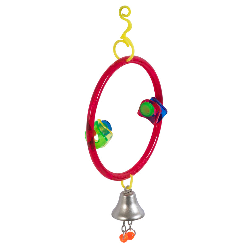 JW Pet ActiviToy Bird Perch Ring & Toy Combo