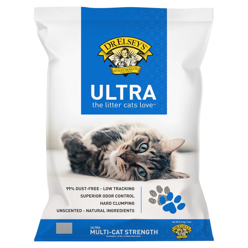 Dr. Elsey's Ultra Unscented Clumping Cat Litter 40lb Bag
