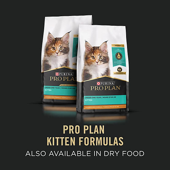 Purina Pro Plan Kitten Chicken and Liver Entree Wet Cat Food, 3 oz.