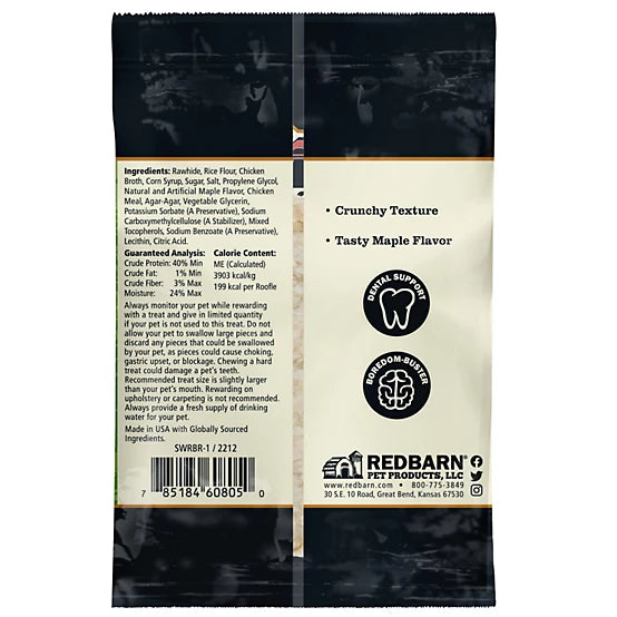 Redbarn Maple Flavor Roofles Dog Treats