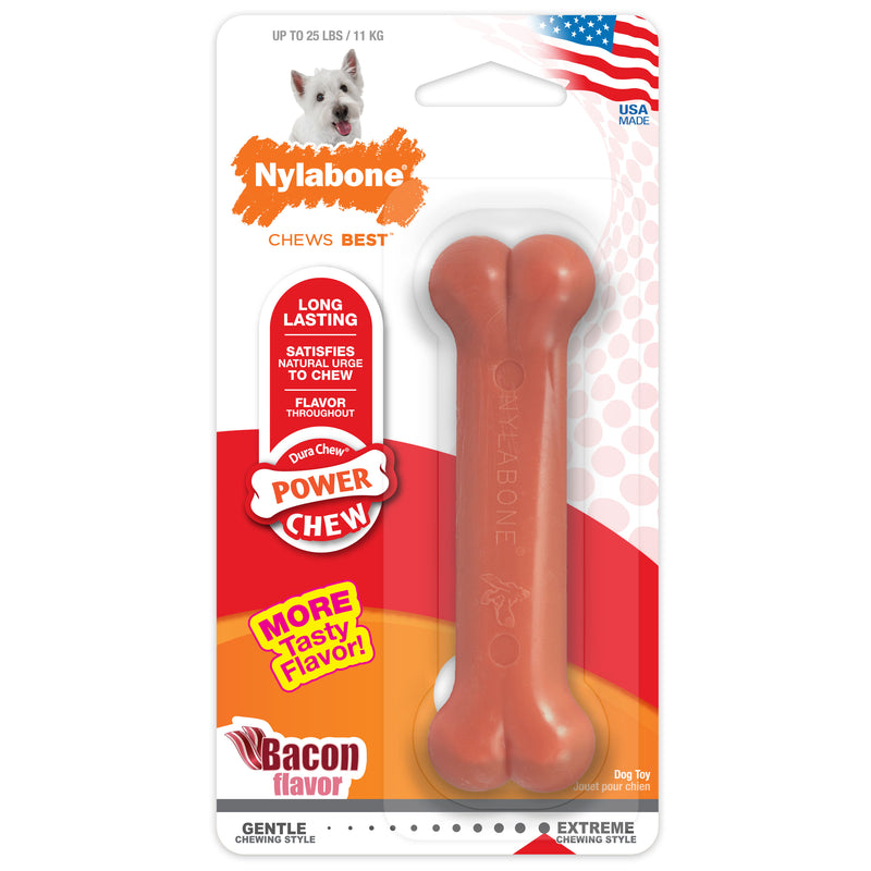 Nylabone Just for Puppies Teething Chew Toy Classic Bone Chicken Medium up to 35 lbs.