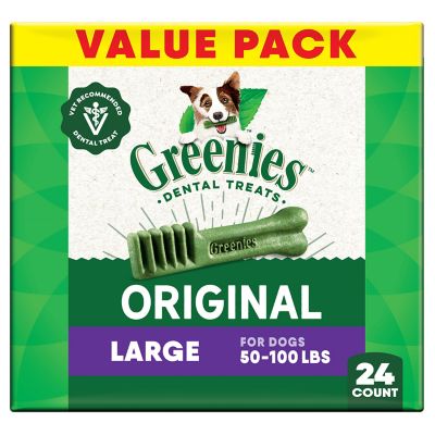 Greenies Dental Dog Treats for Large Dogs 50-100 lb.