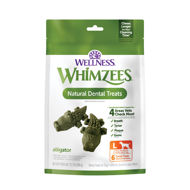 Whimzees Alligator Dental Dog Treats