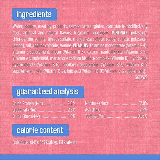 Purina Friskies Adult Shreds with Salmon in Sauce Wet Cat Food, 5.5 oz.