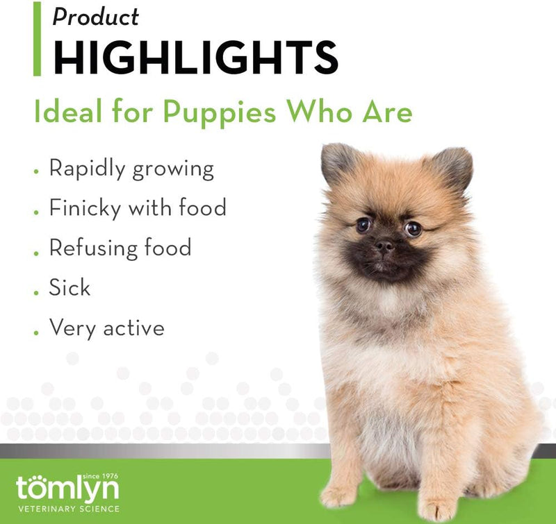Tomlyn Nutri-Cal Puppy Malt-Flavored High-Calorie Nutritional Gel for Puppies, Helps Support a Healthy Appetite for Puppies Providing extra Calories, Vitamins, and Minerals in a Tasty Supplement, 4.25oz.