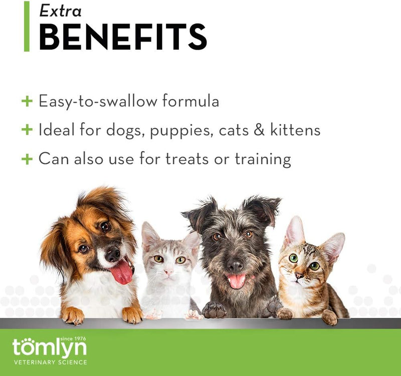 Tomlyn Pill Masker Bacon Flavor Paste for Dogs and Cats, Helps Hide the Taste and Smell of Capsules, Wafers, Tablets, and Liquid Drops, over 50 Servings Per Container.