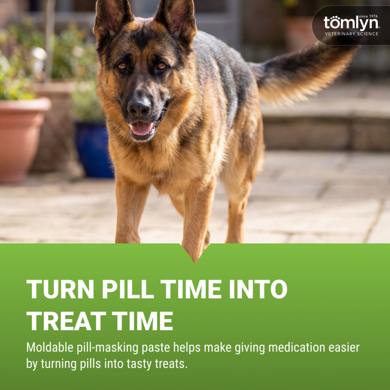 Tomlyn Pill Masker Bacon Flavor Paste for Dogs and Cats, Helps Hide the Taste and Smell of Capsules, Wafers, Tablets, and Liquid Drops, over 50 Servings Per Container