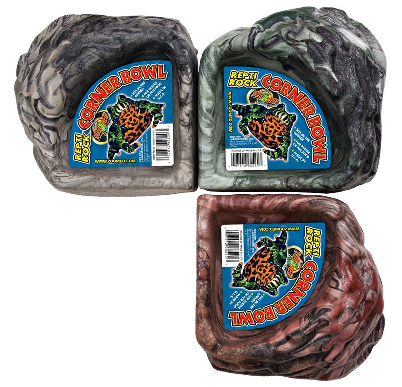 Zoo Med Repti Rock Corner Bowl