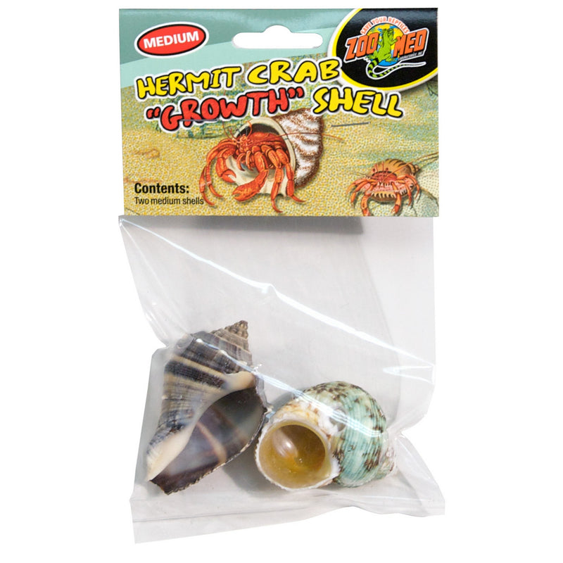 Zoo Med Hermit Crab Growth Shells - 2 Pack Medium