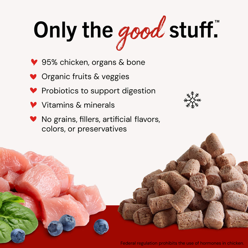 Stella & Chewy's Frozen Raw Dinner Patties for Dogs - Chewy's Chicken - 4 lb.