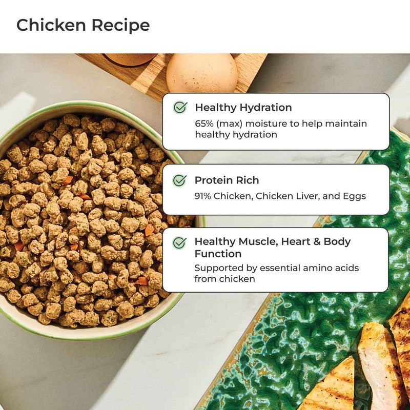 Freshpet Vital, Fresh Cat Food, Chicken Recipe with Antioxidant-Rich Vegetables & Eggs, 1 lbs.