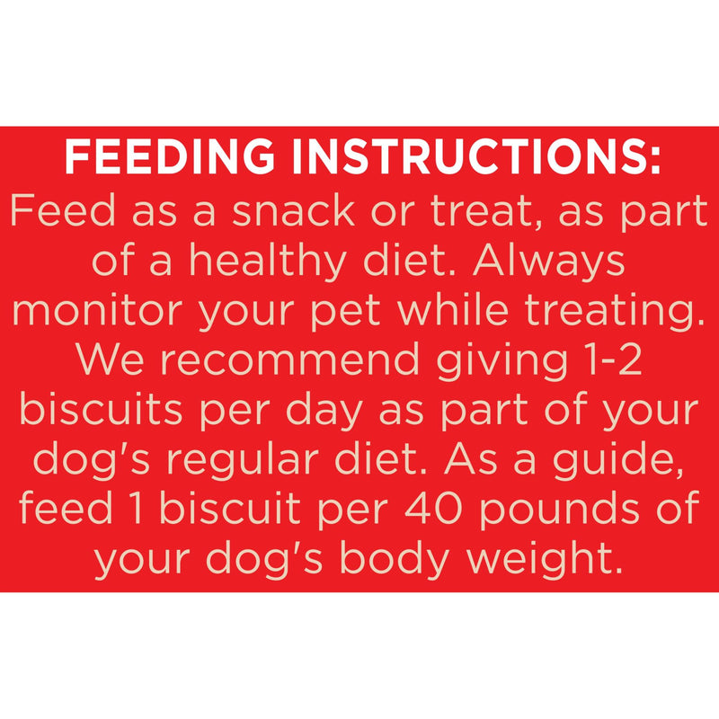 Milk-Bone Flavor Snacks Large Dog Biscuits, Flavored Crunchy Dog Treats Feeding Instructions