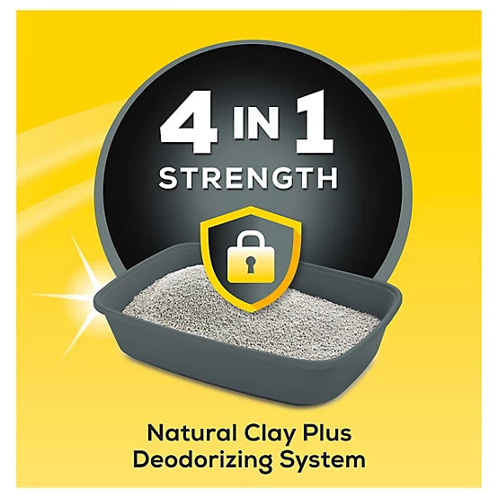 Purina Tidy Cats 4-in-1 Strength Scented Clumping Clay Cat Litter, Multi-Cat, 20lb