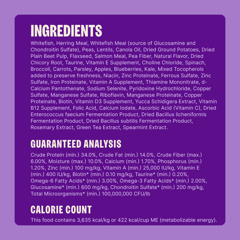 Wellness CORE Natural Grain Free Ocean Whitefish, Herring & Salmon Recipe Dry Dog Food