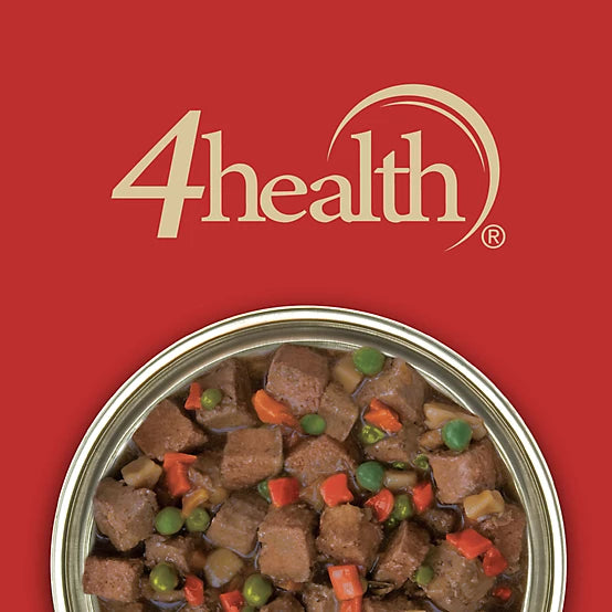 4health Grain Free Adult Beef and Vegetable Stew Wet Dog Food, 13.2 oz.