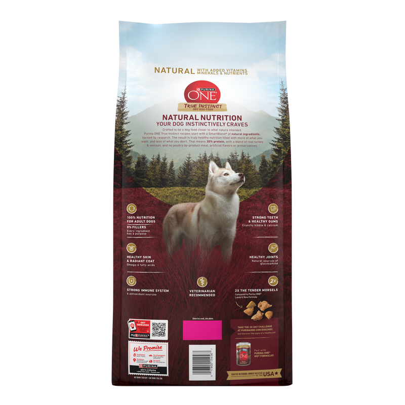 Purina ONE True Instinct With A Blend Of Real Turkey and Venison Dry Dog Food