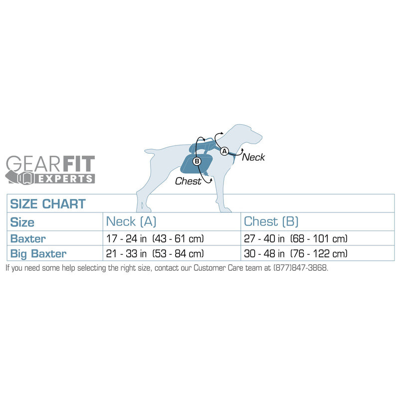 Kurgo Big Baxter Dog Backpack - Orange