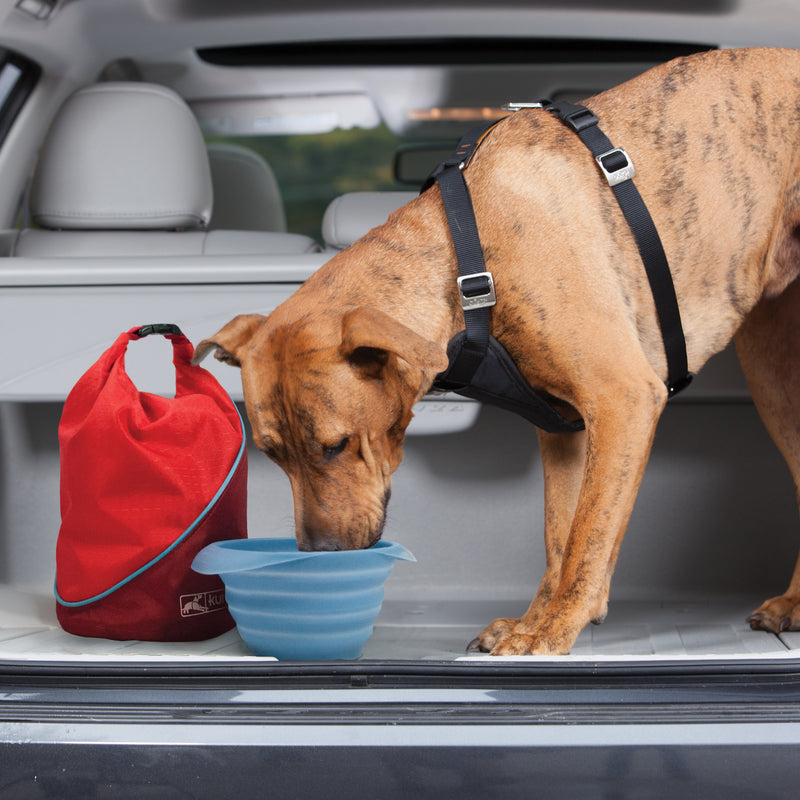 Kurgo Kibble Carrier for Dogs, Dog Food Travel Bag - Red