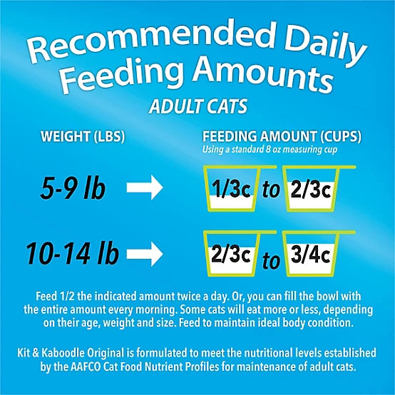 Purina Kit & Kaboodle Adult Indoor/Outdoor Original Recipe with Poultry, Liver and Ocean Fish Dry Cat Food, 30lb