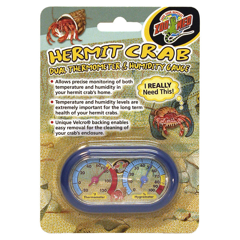 Zoo Med Hermit Crab Thermometer & Humidity Gauge