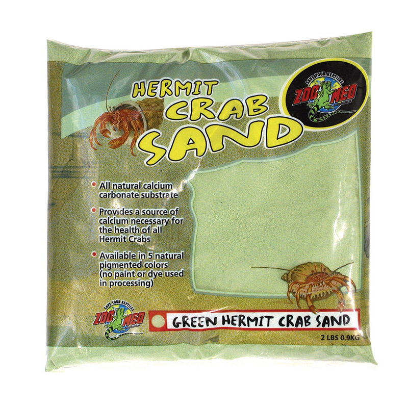 Zoo Med Hermit Crab Sand - Green 2 Pound