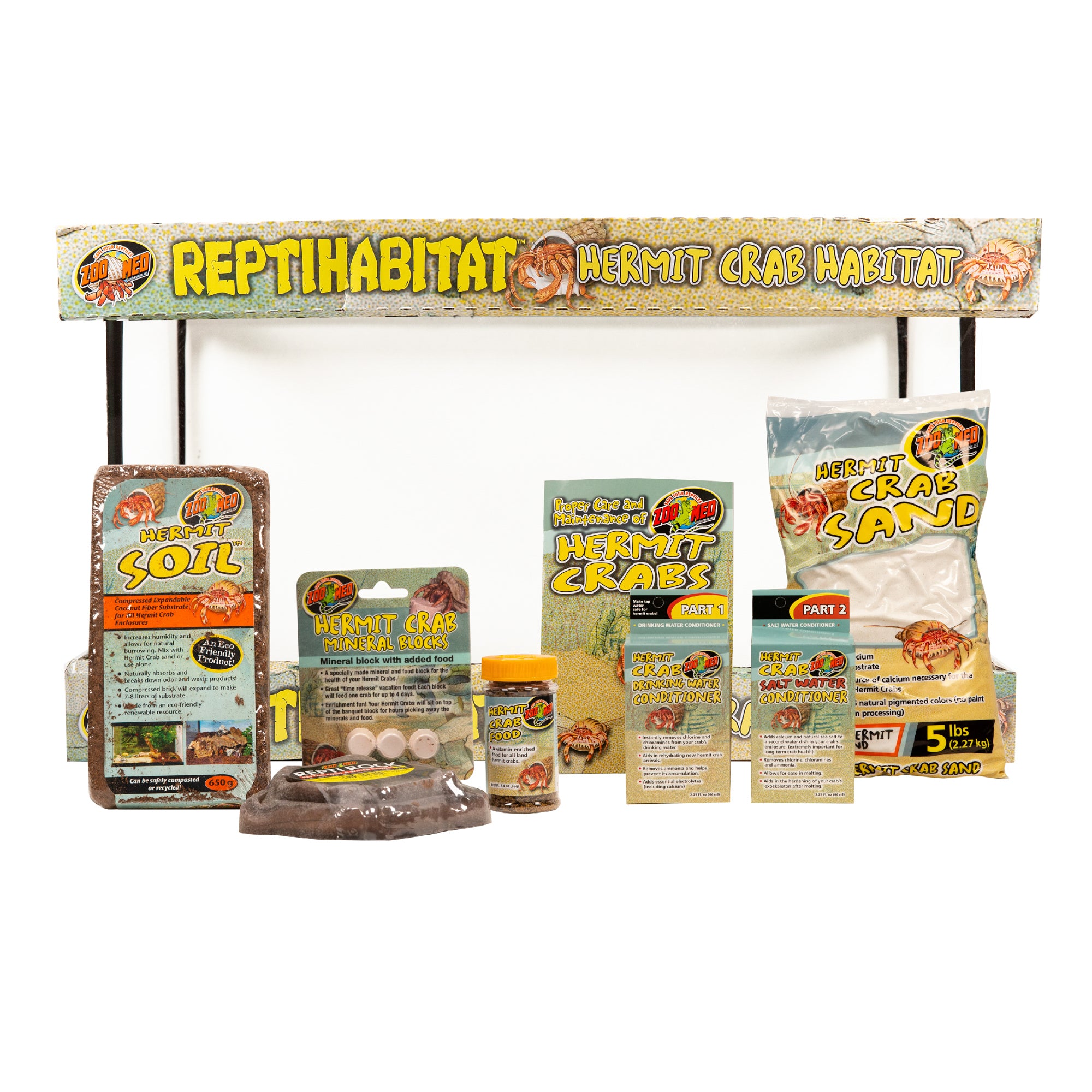 Zoo Med White Hermit Crab Sand 5 lbs - Pack of 33 Honduras Zoo Med White Hermit Crab Sand 5 lbs - Pack of 33 Honduras