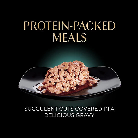 Sheba Perfect Portions All Life Stages Tuna/Salmon Cuts in Gravy Wet Cat Food Pack, 2.6 oz., Pack of 12 Twin-Pack Trays